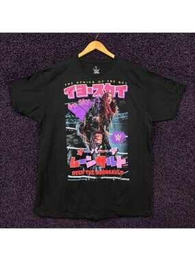 WWE Iyo Sky Over the Moonsault! Glitter T-Shirt Size Large